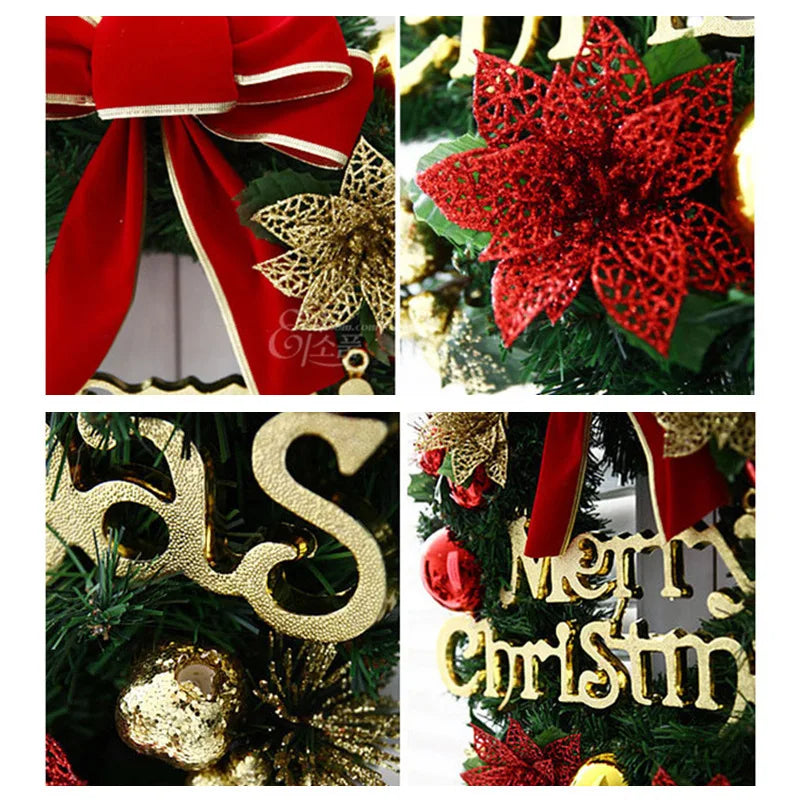12 Inch Festive Window Christmas Wreath