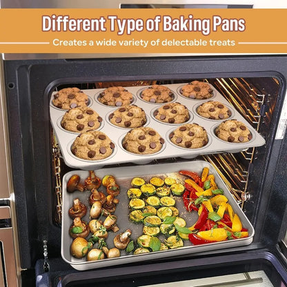 6-Piece Stainless Steel Bakeware Set