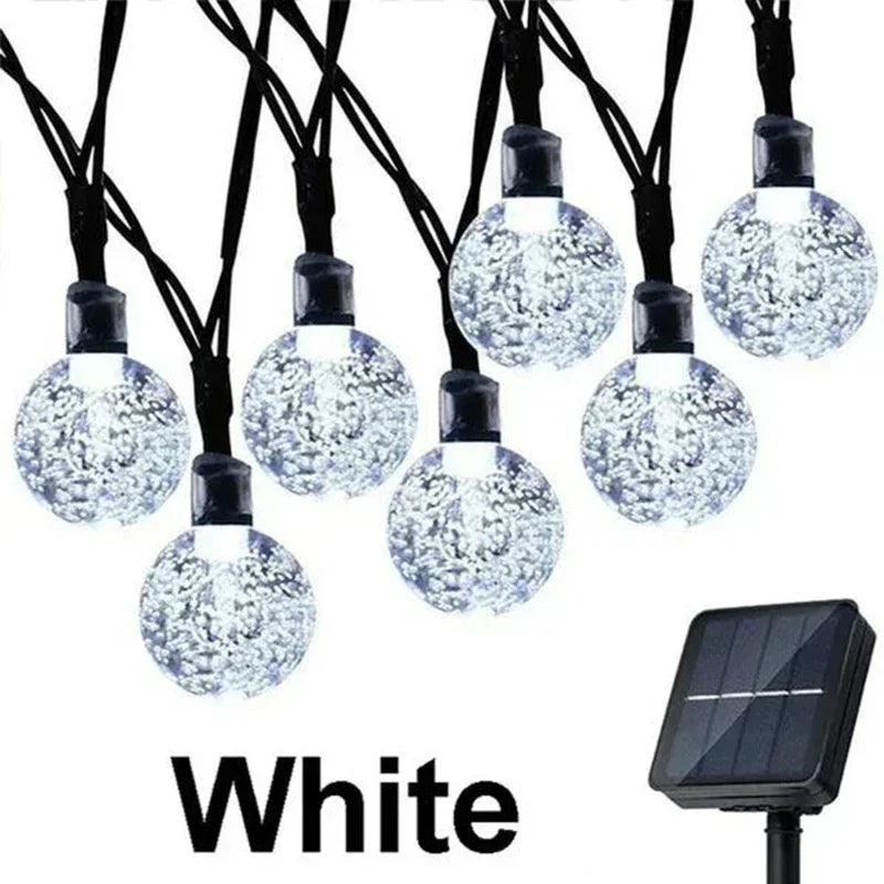 Solar Crystal Fairy Light String