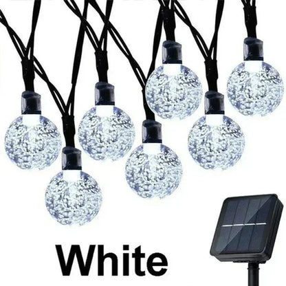 Solar Crystal Fairy Light String