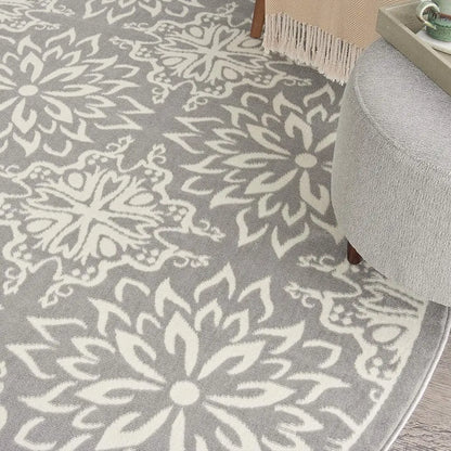 8' Round Jubilant Floral Area-Rug