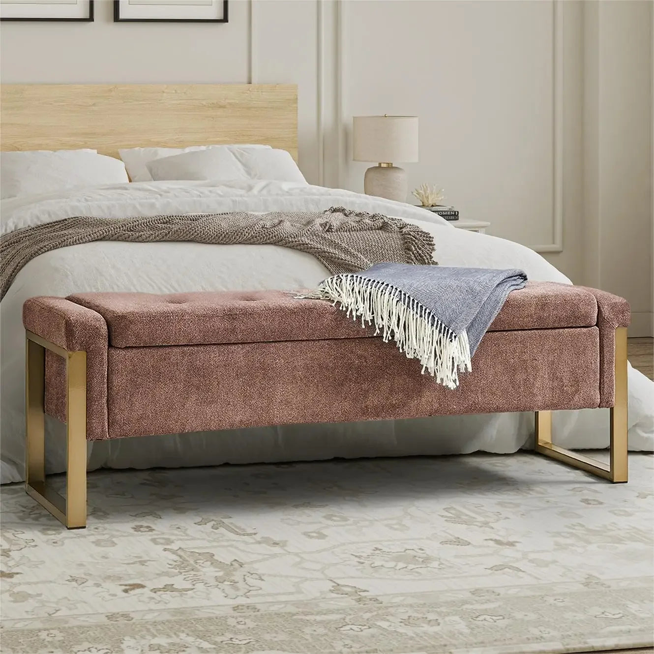 Modern Bench with storage