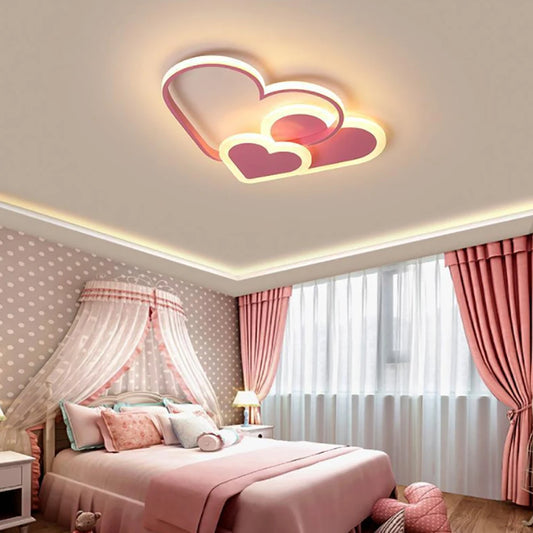Modern Heart Shape Children's Room Lighting