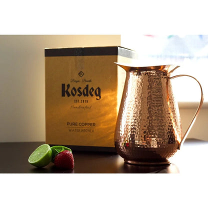 68 Oz Copper Pitcher with Lid