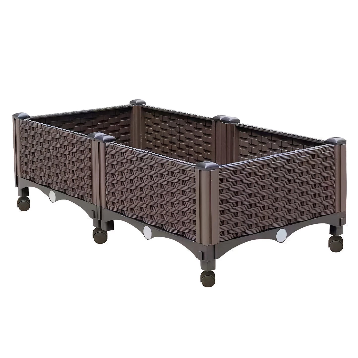 Outdoor Elevated Garden Boxes with Drainage Plug