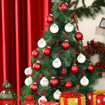 24 Pcs Merry Christmas Ornaments