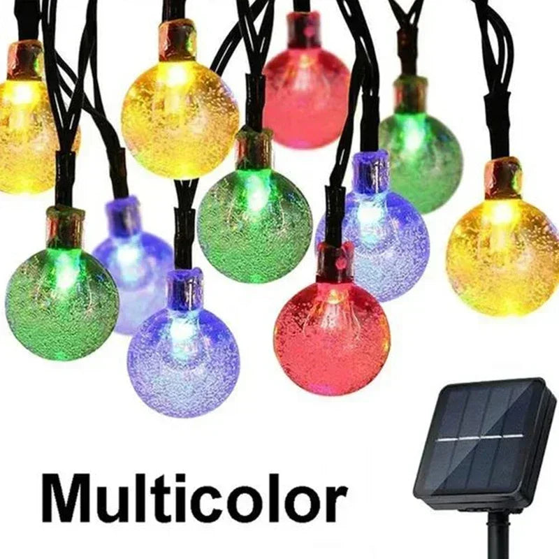 Solar Crystal Fairy Light String