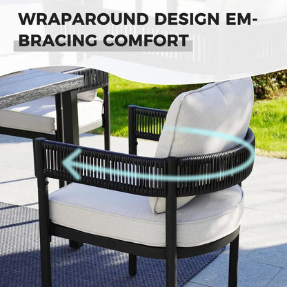 Outdoor Dining Set for 6