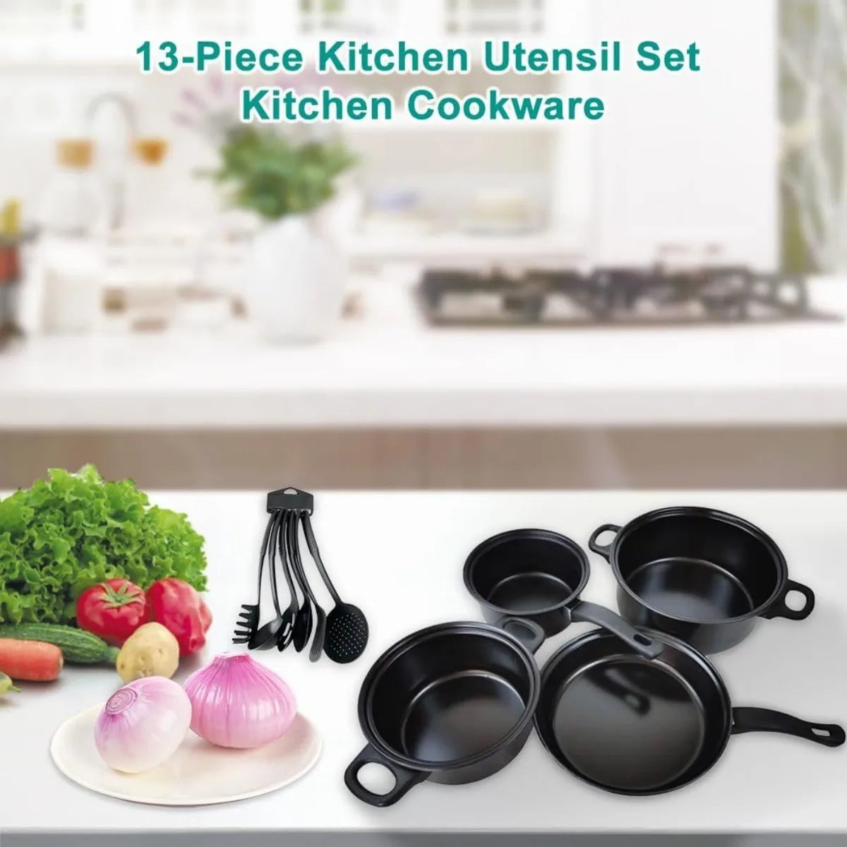 13 pcs Non-Stick Pots and Pans Set