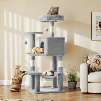 44In Tall Multi-Cat Climbing Tower