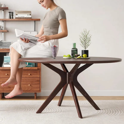 47.2" Solid Wood Dining Table